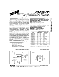 Click here to download MAX761 Datasheet