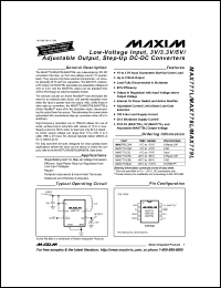 Click here to download MAX779L Datasheet