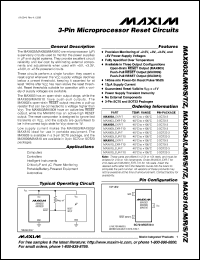 Click here to download MAX809SEUR Datasheet