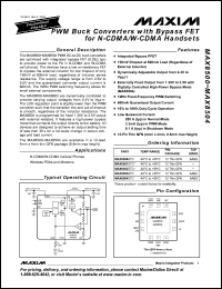 Click here to download MAX8504ETC-T Datasheet