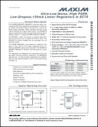 Click here to download MAX8511EXKxy-T Datasheet