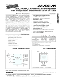 Click here to download MAX8559ETAGG Datasheet