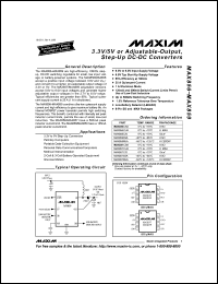 Click here to download MAX859MJA Datasheet
