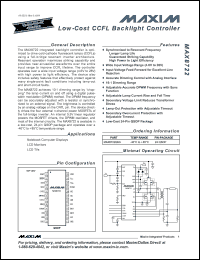 Click here to download MAX8722EEG+T Datasheet