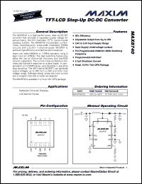 Click here to download MAX8740ETB Datasheet