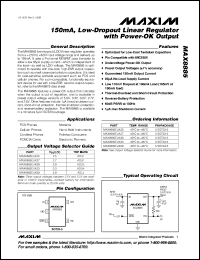 Click here to download MAX8885 Datasheet