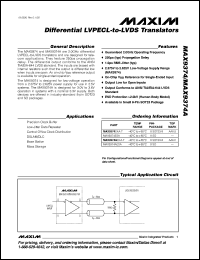 Click here to download MAX9374AEKA Datasheet