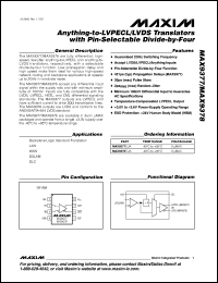 Click here to download MAX9377EUA Datasheet