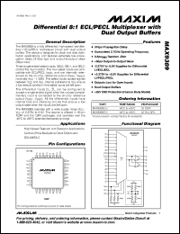 Click here to download MAX9389ETJ Datasheet
