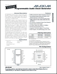 Click here to download MAX9485ETP-T Datasheet
