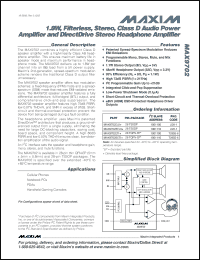 Click here to download MAX9702B Datasheet