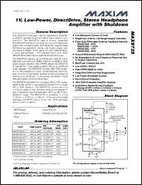 Click here to download MAX9725 Datasheet