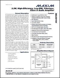 Click here to download MAX9759 Datasheet