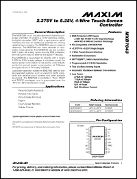 Click here to download MXB7843 Datasheet