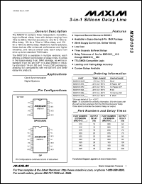 Click here to download MXD1013 Datasheet