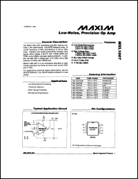 Click here to download MXL1007 Datasheet