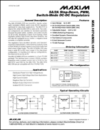 Click here to download MXL1074 Datasheet