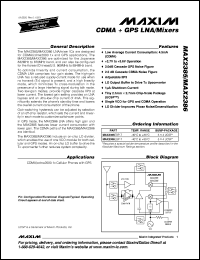 Click here to download MAX2386EBP-T Datasheet