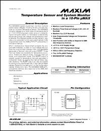 Click here to download MAX6683AUB Datasheet