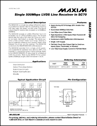 Click here to download MAX9130EXT-T Datasheet