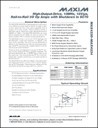 Click here to download MAX4234AUD-T Datasheet