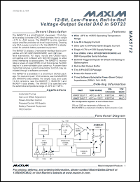 Click here to download MAX5712AUT-T Datasheet