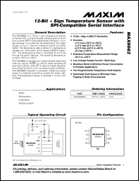 Click here to download MAX6662MSA-T Datasheet