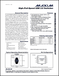 Click here to download MAX4906FETB-T Datasheet