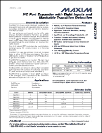 Click here to download MAX7319ATE-T Datasheet