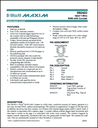 Click here to download DS2423P+ Datasheet