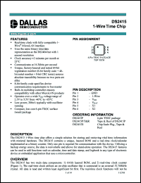 Click here to download DS2415P+ Datasheet