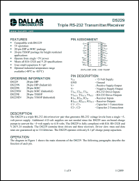 Click here to download DS229S+T&R Datasheet