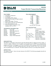 Click here to download DS229S+ Datasheet