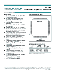 Click here to download DS2154LNA2 Datasheet