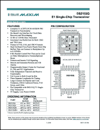 Click here to download DS2153Q-A7+ Datasheet