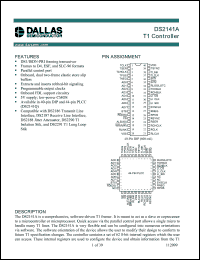 Click here to download DS2141AQ/T&R+ Datasheet