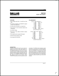 Click here to download DS2105Z/T&R Datasheet