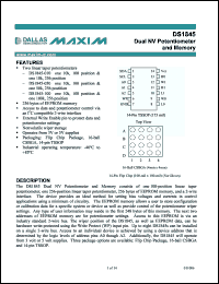 Click here to download DS1845X-100/T&R Datasheet