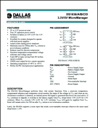 Click here to download DS1836AS-10 Datasheet