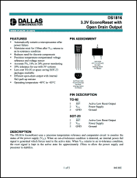 Click here to download DS1816R-10+T&R Datasheet