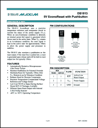 Click here to download DS1813-15+ Datasheet