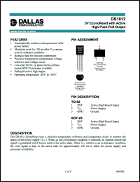 Click here to download DS1812-10 Datasheet