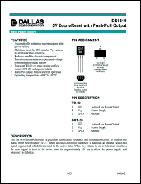 Click here to download DS1810R-10-U Datasheet