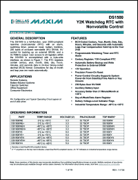 Click here to download DS1500WEN+ Datasheet