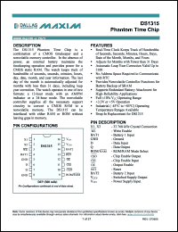 Click here to download DS1315-5+ Datasheet