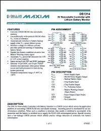 Click here to download DS1314S/T&R Datasheet