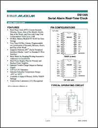 Click here to download DS1305E+ Datasheet