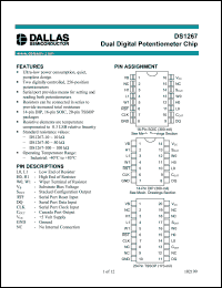 Click here to download DS1267E-100+ Datasheet