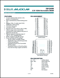 Click here to download DS1245Y-70+ Datasheet