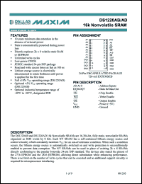Click here to download DS1220AD-100IND Datasheet